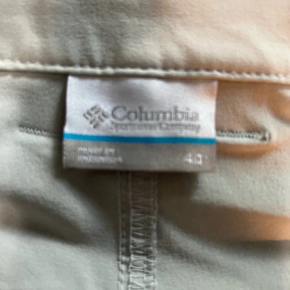 Men's Columbia Gray Shorts with Blue Accent sz40 - Picture 9 of 10